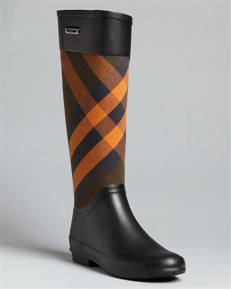 burberry clemence rain boot women|bloomingdale's Burberry boots.